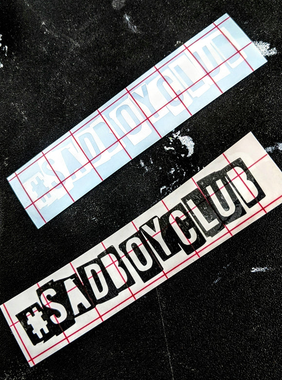 #SadBoyClub Stickers