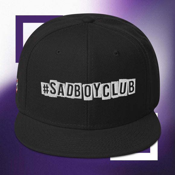 #SadBoyClub Snapback Black